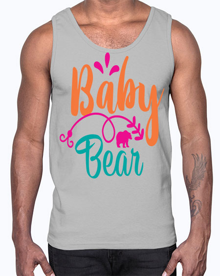baby bear 11#- bears - animals- Cotton Tank