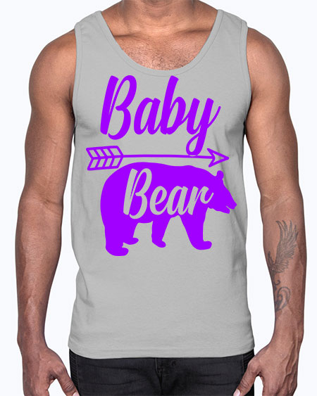 baby bear 13#- bears - animals- Cotton Tank