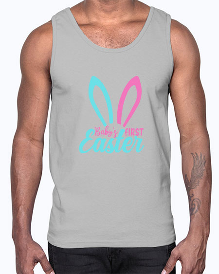 babys first easter Style 37#- baby- Cotton Tank