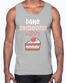 bake someone happy 204#- baking- Cotton Tank