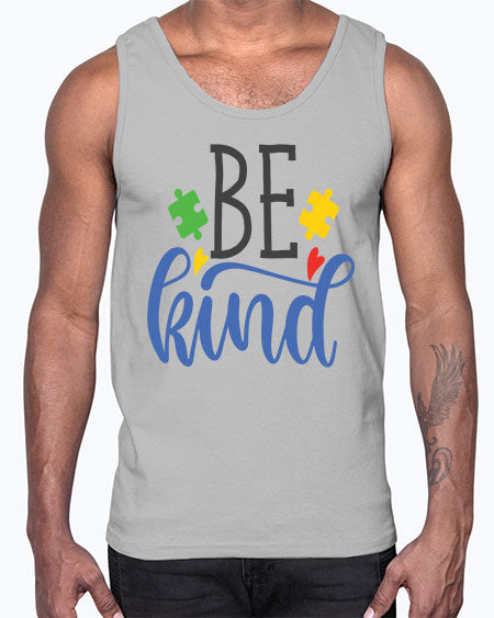 be kind Style 8#- autism- Cotton Tank