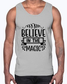 believe in the magic 52#- unicorn- Cotton Tank