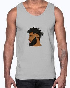 black man style 3#- black boys or men- Cotton Tank