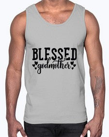 blessed godmother 103#- god parent- Cotton Tank