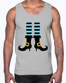 bluewitchlegs 47#- witch- Cotton Tank