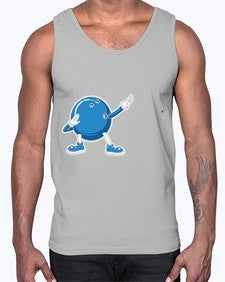 bowling ball dabbing bowling 276#- bowling- Cotton Tank