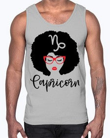capricorn 199#- capricorn- Cotton Tank