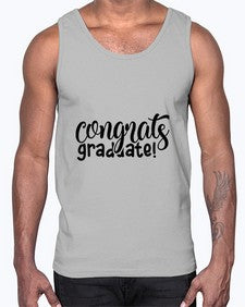 congrats graduate 39#- graduation- Cotton Tank