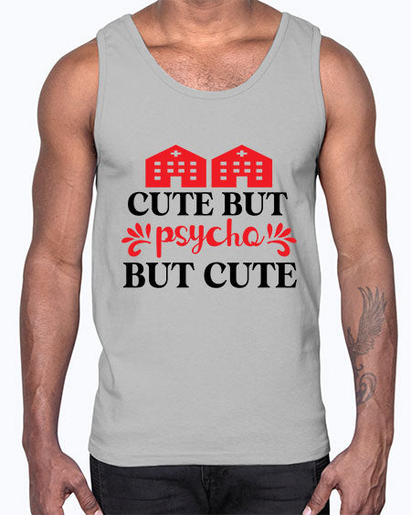 cute but psycho but cute 277#- general science- Cotton Tank