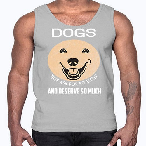 dog 115#- dogs- Cotton Tank