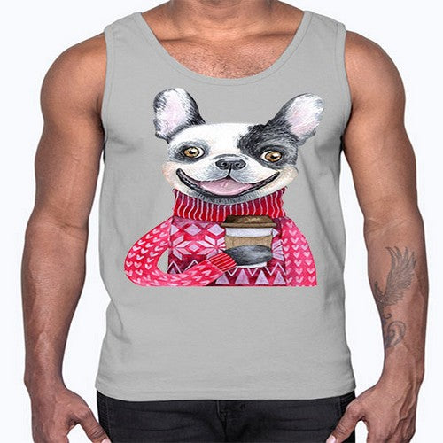 dog 72#- dogs- Cotton Tank