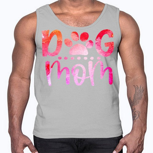 dog mom 86#- dogs- Cotton Tank