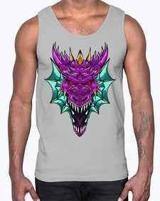 dragon 175#- dragon- Cotton Tank