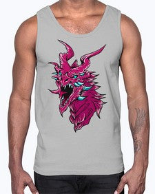 dragon 177#- dragon- Cotton Tank