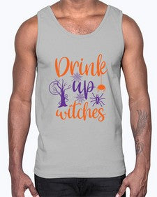 drink up witches 40#- witch- Cotton Tank