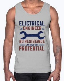 electrical engineer no resistance can drop our protential Style 137#- engineer- Cotton Tank