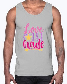 first Grade Love 148#- first grade- Cotton Tank