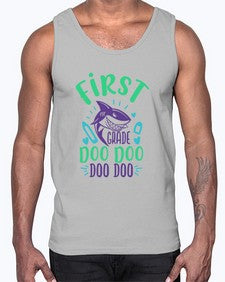 first grade doo doo 132#- first grade- Cotton Tank