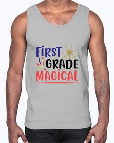 first grade magical 149#- first grade- Cotton Tank
