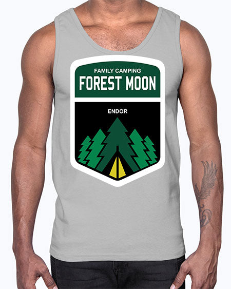 forest moon 8#- moon- Cotton Tank