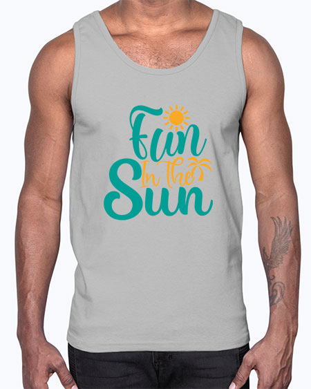fun in the sun Style 104#- summer- Cotton Tank