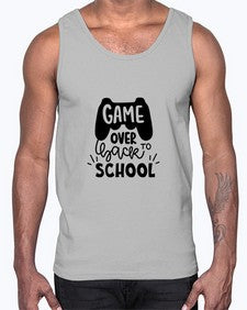 game over back to school 217#- general school- Cotton Tank