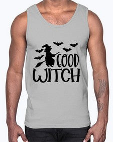 good witch 36#- witch- Cotton Tank