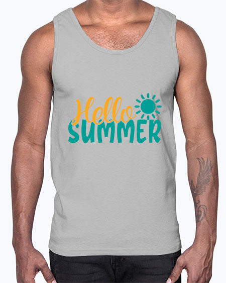 hello summer Style 98#- summer- Cotton Tank