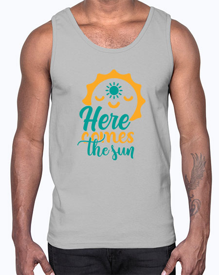 here comes the sun Style 96#- summer- Cotton Tank