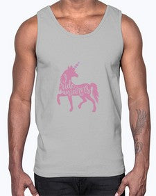 i ride unicorns 188#- unicorn- Cotton Tank