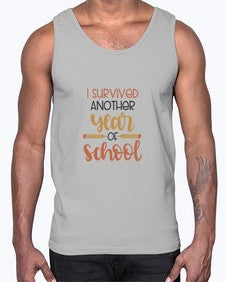i survived another year of school 379#- general school- Cotton Tank