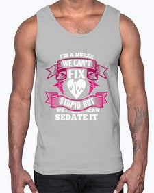 im a nurse we cant fix Style 960#- nurse- Cotton Tank