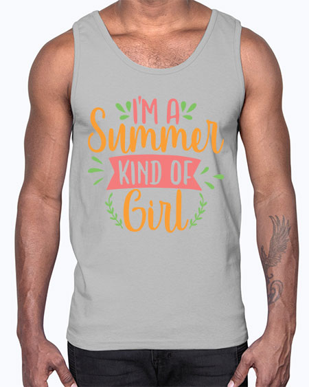im a summer kind of girl 93#- summer- Cotton Tank