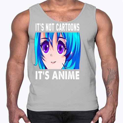 its not cartoons its anime253#- anime- Cotton Tank