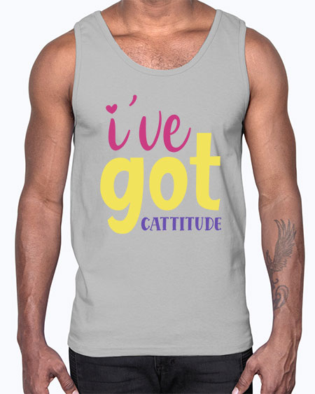 ive got cattitude Style 133#- baby- Cotton Tank