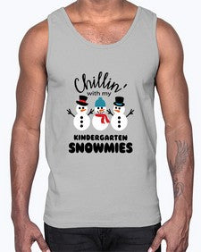 kindergarten snowmies 434#- kindergarten- Cotton Tank