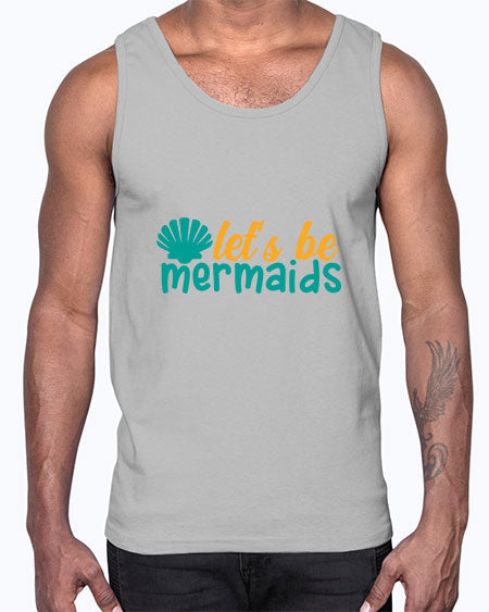 lets be mermaids Style 93#- summer- Cotton Tank