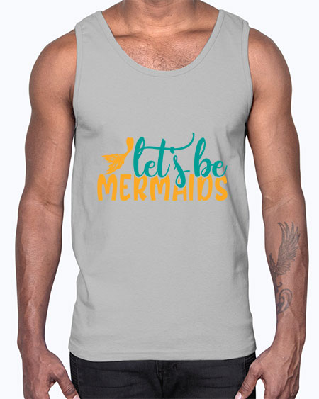 lets be mermaids Style 94#- summer- Cotton Tank