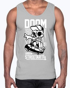lets skate 725#- art pop art- Cotton Tank