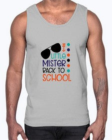 little mister back to school 490#- general school- Cotton Tank