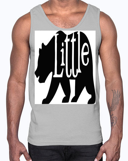 littlebear 169#- bears - animals- Cotton Tank