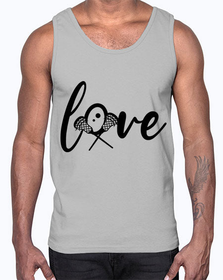 love 4#- lacrosse- Cotton Tank