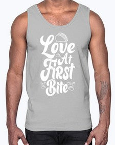 love at first bite 1345#- tacos- Cotton Tank