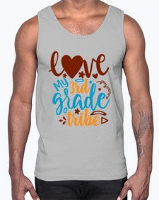 love my third grade tribe 524#- third grade- Cotton Tank