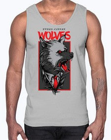 mafia wolves 753#- art pop art- Cotton Tank