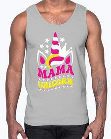 mama unicorn 285#- unicorn- Cotton Tank