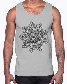 mandala 882#- mandala- Cotton Tank