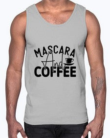 mascare and coffee 1373#- tea- Cotton Tank