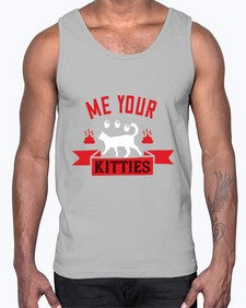 me your kitties Style 68#- cats- Cotton Tank