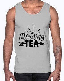 morning tea 1405#- tea- Cotton Tank